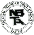 National Board of Trial Advocacy badge